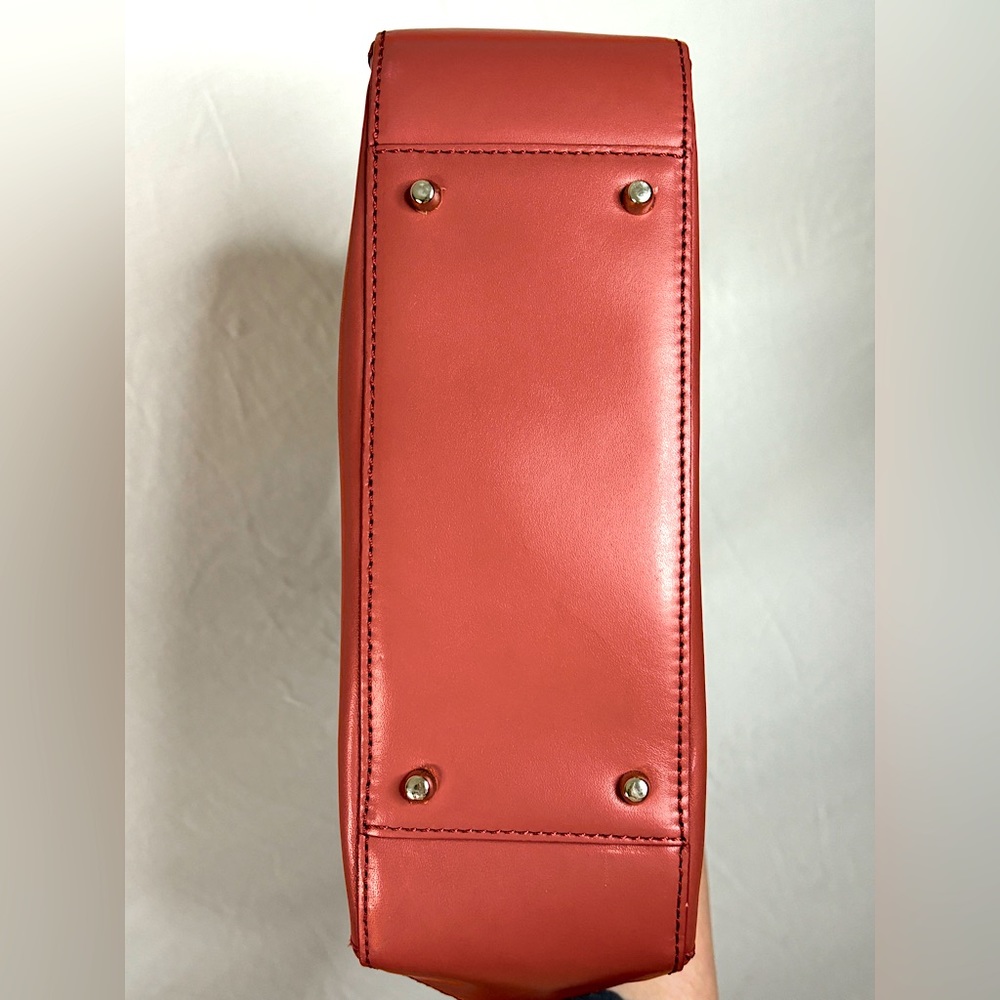 Talbots Red-Orange Purse - Picture 7 of 7